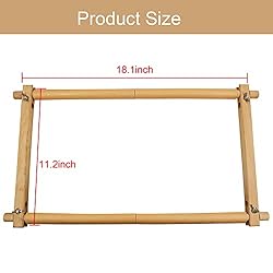 Needlepoint Embroidery Tapestry Scroll Frame Made