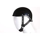 Gladiator Novelty Skull Cap Flat Black or Shiny Black