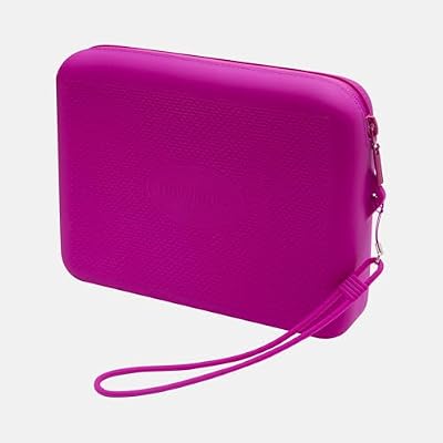 - Bolsa de higiene de praia, prática e elegante, acabamento robusto, com fecho e tira resistentes, resistente à água, para adultos, unissex