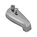 EZ-FLO Spout-Type Add-On Shower Unit, Chrome, 11120