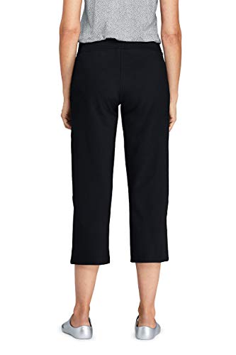 Lands-End-Womens-Starfish-Mid-Rise-Elastic-Waist-Pull-On-Crop-Pants