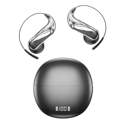 4-in-1 Latest AI Bluetooth Translation Earbuds, Real-time Translator of 164 languages; No subscription required; Powerful Bass & Full-Range Frequency Response, Premium Audio with Innovative Technology