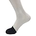 Vraquir 5 Pairs Womens Toe Cover Half Socks No Show Invisible Socks Cotton Toe Topper Liner Black One Size