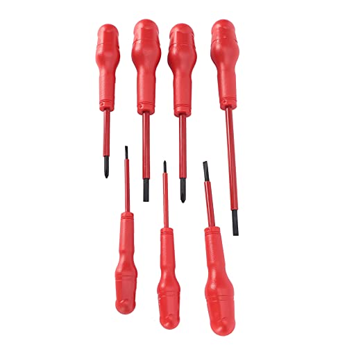 YWBL-WH Isolierter Schraubendreher-Satz, 7-teilig, Magnetisch-genauer Satz Elektriker Reapir Tool Pack 9701 Manueller… – Bild 8
