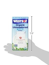 West Soy Organic Soymilk, Unsweetened Vanilla, 32