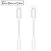 (Apple MFi Certified) Lightning to 3.5mm Headphone Adapter, 2 Pack Headphone Adapter Compatible for iPhone Xs/XR/X 10 8 7, 3.5 mm Connector Stereo, Support Music Control & Calling Function & iOS 12