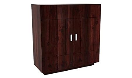 Ringabell Capriyo Solid Wood Bar Cabinet (Mahogany Finish)
