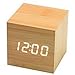 Mini Digital LED Wooden Alarm Clock