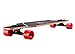 Playshion 39 Inch Drop Through Freestyle Longboard Skateboard Cruiser