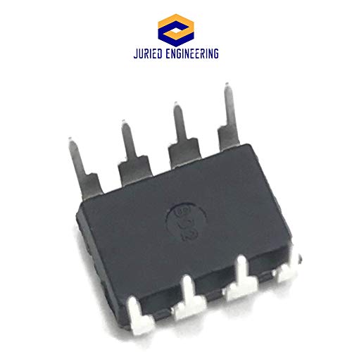 Texas Instruments LM393P LM393 IC Dual Differential Comparator & 8-Pin DIP Sockets with Machined Contact Pins Breadboard-Friendly (Pack of 5)