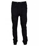 Kayden K Mens Slim Fit Harem Jogger Pants (36, Black)
