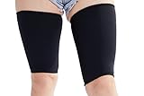 Stworld Hot Womens Mens Ultra-Thin Elastic Breathable Thigh Slimming Compression Leg Shaper for Weight Loss Neoprene Body Control Slimmer