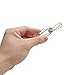 Axe Sickle 3.3 inch Stainless Steel Wire Clip 12pcs Utility Clip Pins Hanging Clip Office Fastener, Metal Wire Clip for Clothes Socks Drying.