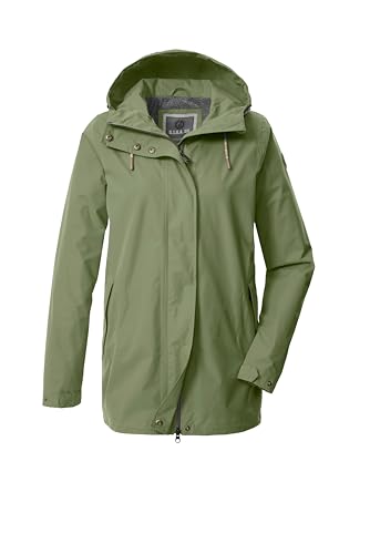 G.I.G.A. DX Mujer Chaqueta funcional/outdoor impermeable con capucha Damen Funktionsjacke OOGS 1, blasses oliv, 50, 43344-000