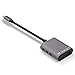 MOKiN Lightning to 3.5 mm Headphone Jack Adapter [Apple MFi Certified] for iPhone X/iPhone 8/iPhone 7 Audio and Charge Splitter Adapter Aluminum(Gray)
