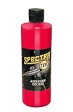 Badger Air-Brush Company Spectra-Tex Airbrush Ready Water Based Acrylic Paint, Transparent Classic Red, 4-Ounce