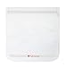 Full Circle Ziptuck Reusable Sandwich Bag - Multi-Use Leak-Free Food-Safe Storage Bag, BPA-Free – Set of 2 Sandwich Bags, Clear