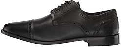 Nunn Bush Men's Norcross Cap Toe Oxford, Black, 8.5
