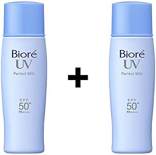 [Value Pack] KAO Biore Smooth UV Perfect Milk Spf 50 + Pa++++ 40ml 2 Pieces Value Set