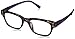 Peepers by PeeperSpecs Style One Rectangular Reading Glasses, Tortoise/Purple, 46 mm + 1.5