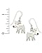 Sienna Sky Rudolph Reindeer with Red Crystal Nose Dangle Earrings 934