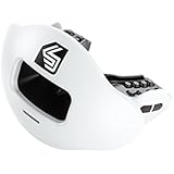Shock Doctor Max Airflow 2.0 Lip Guard / Mouth Guard for Football 3500. For Youth and Adults OSFA. Breathable Wide Opening Mouthpiece. Helmet Strap Included.
