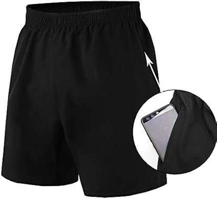 black slack shorts