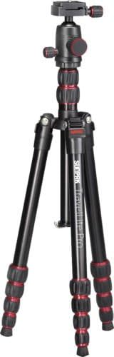 SUNPAKTravelLite Pro Reverse Folding 63' Tripod Black with red Accents
