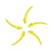 SDent® TUV CE 100pcs =1 Pack Intra Oral Dental Impression Mixing Tips Dental Intral Oral Mixing Nozzle Mixing Tip for Resiz Yellow