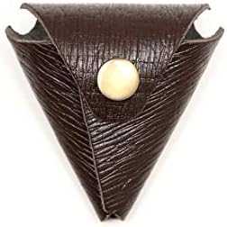 Hidegear Genuine Leather Earphone Holders, Earphone Case (Brown)