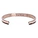 Mother's Day Gifts for Mom from Daughter, Son - 'I Love You Mom' Cuff Bangle Bracelets Gift for Birthday