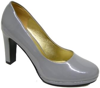 grey patent shoes ladies