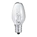 Philips LED 415422 Incandescent 16 Lumen 4 Watt 2700K Soft White C7 Night Light w/Candelabra Base (4 Pack)