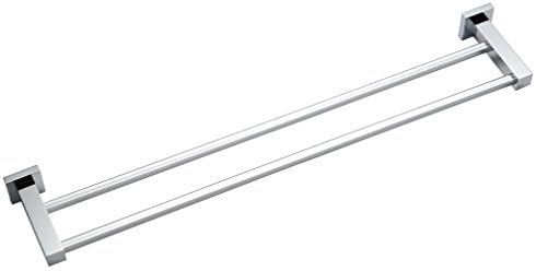 KINSE ® Toallero doble cromado toallero acero inoxidable ...