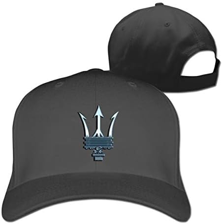 LightCa Cool Maserati Logo Adjustable \r\n Hip Hop Hat for Unisex,Red