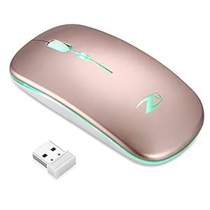 Zoook Blade Wireless Mouse -Rechargeable 7 Colour mice/ RGB Breathing Lights/ 3 DPI Levels/ Auto Shut Down/ Silent Click…