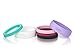 Rinfit Silicone Wedding Ring Sets - Soft, Stackable & Thin Silicone Rings for Her - Womens Rubber Wedding Rings - SetJ, Size 8