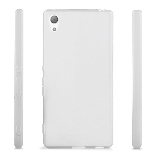 Xperia Z3 Plus (Z3+) Soft Slim Skin TPU Gel Case, LUVSS Crystal Ultra Thin Flexible Bumper, Perfect Fit Transparent Back Cover, Silicone Protective Phone Case for Sony Xperia Z3 Plus - Clear