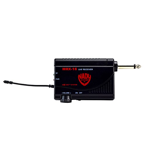 Nady UHF Wireless System for Horn and Woodwind Instruments with MRX-16 Receiver and MH-16 Transmitter (MicroMHT-16X)