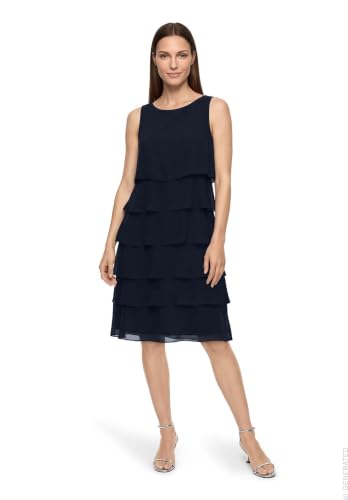 Vera Mont 0063/4825, Vestito Donna, Blu (Night Sky 8541), 50 (Taglia Produttore: 44)