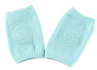 Q4U New Safety Pair Infant Toddler Baby Knee Pad Crawling Safety Protector Crawling Protective Knee/Elbow Pads for Toddler Baby Infant Kids (Green)