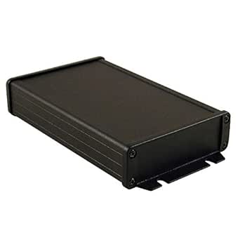 1457L1602BK, gabinete extruido de montaje en pared de aluminio negro