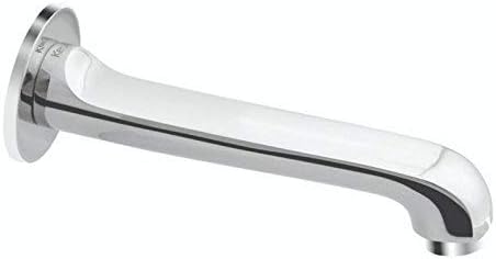 Kerovit Joy KB1511016 Brass Bath Tub Spout without Diverter (Silver)