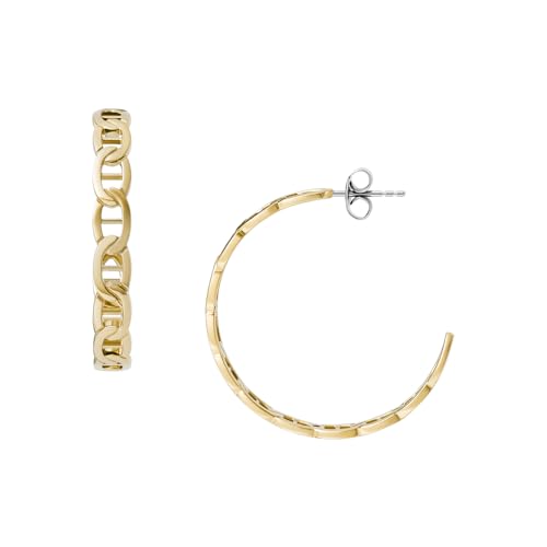 Fossil Womens Gold tone Stainless steel with post/stud closure Earrings