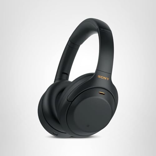 Sony WH-1000XM4 Auriculares inalámbricos premium con cancelación de ruido y micrófono para llamadas telefónicas y control de voz de Alexa, negro WH1000XM4