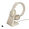 Jabra-Evolve2-65-Wireless-PC-Headset-with-Charging-Stand--Noise-Cancelling-Microsoft-Teams-Certified-Stereo-Headphones-With-Long-Lasting-Battery--USB-C-Bluetooth-Adapter--Beige Jabra Evolve2 65 Wireless PC Headset with Charging Stand – Noise Cancelling Microsoft Teams Certified Stereo Headphones…
