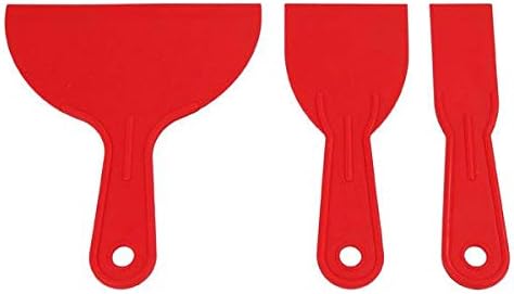 Neilsen RDFYA1 3 Piece Plastic Putty Knife Set -1.5 inch-3 inch-6 inch
