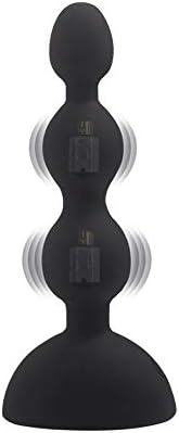 WUTTUAI 10 Frequencies Silicone Amal Beads for Beginners and Seniors (Size: 14CM x 3CM) (Color : Black)