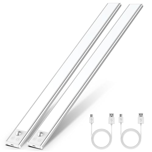 Unterbauleuchte Küche Led Schrankbeleuchtung mit Bewegungssensor 41CM 2800 mAh USB Aufladbar dimmbar Schrankleucht LED Sensor Licht stufenlose Nachtlicht für Kü