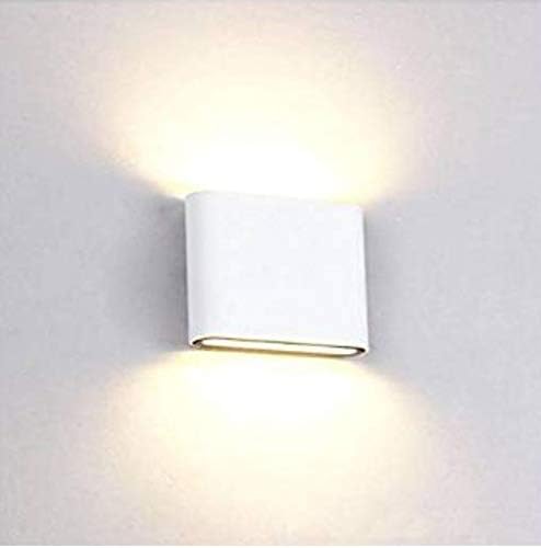 Glighone Wandleuchte Led Weiss Innen Aussen Modern Wandlampe Up
